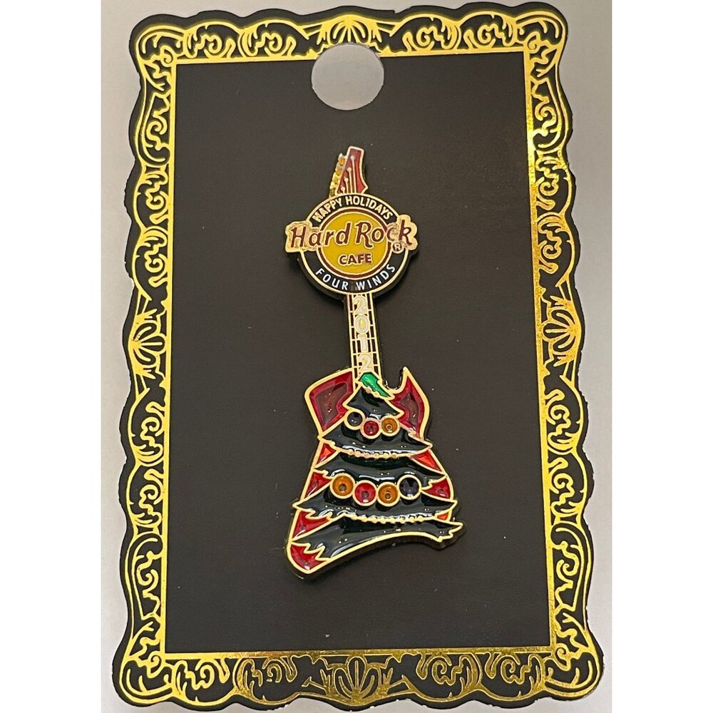 Hard Rock Cafe 2012 Four Winds Michigan Guitar Christmas Tree Ltd Ed Collector P